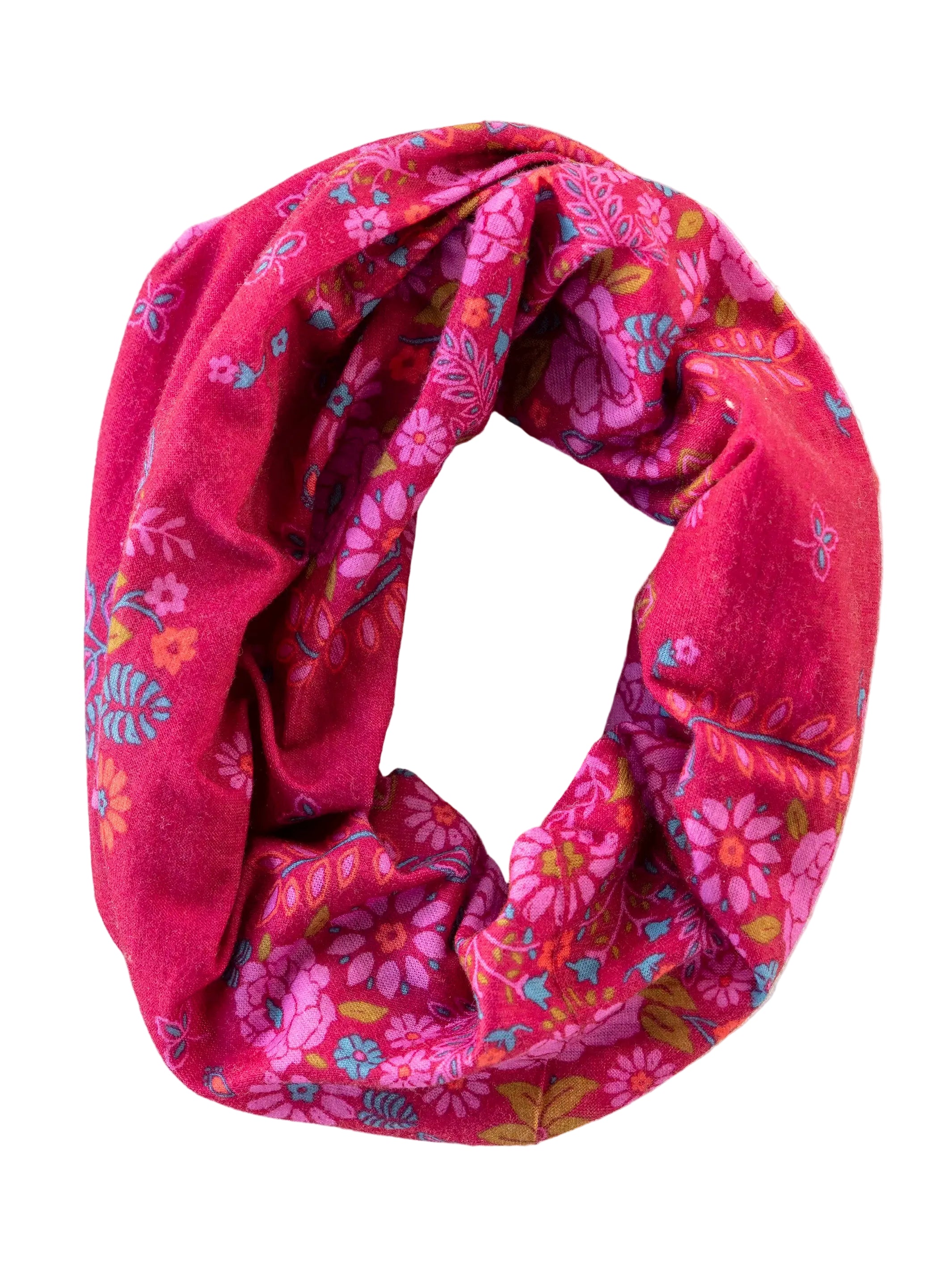 Full Boho Bandeau® Headband - Merlot Floral Bandana
