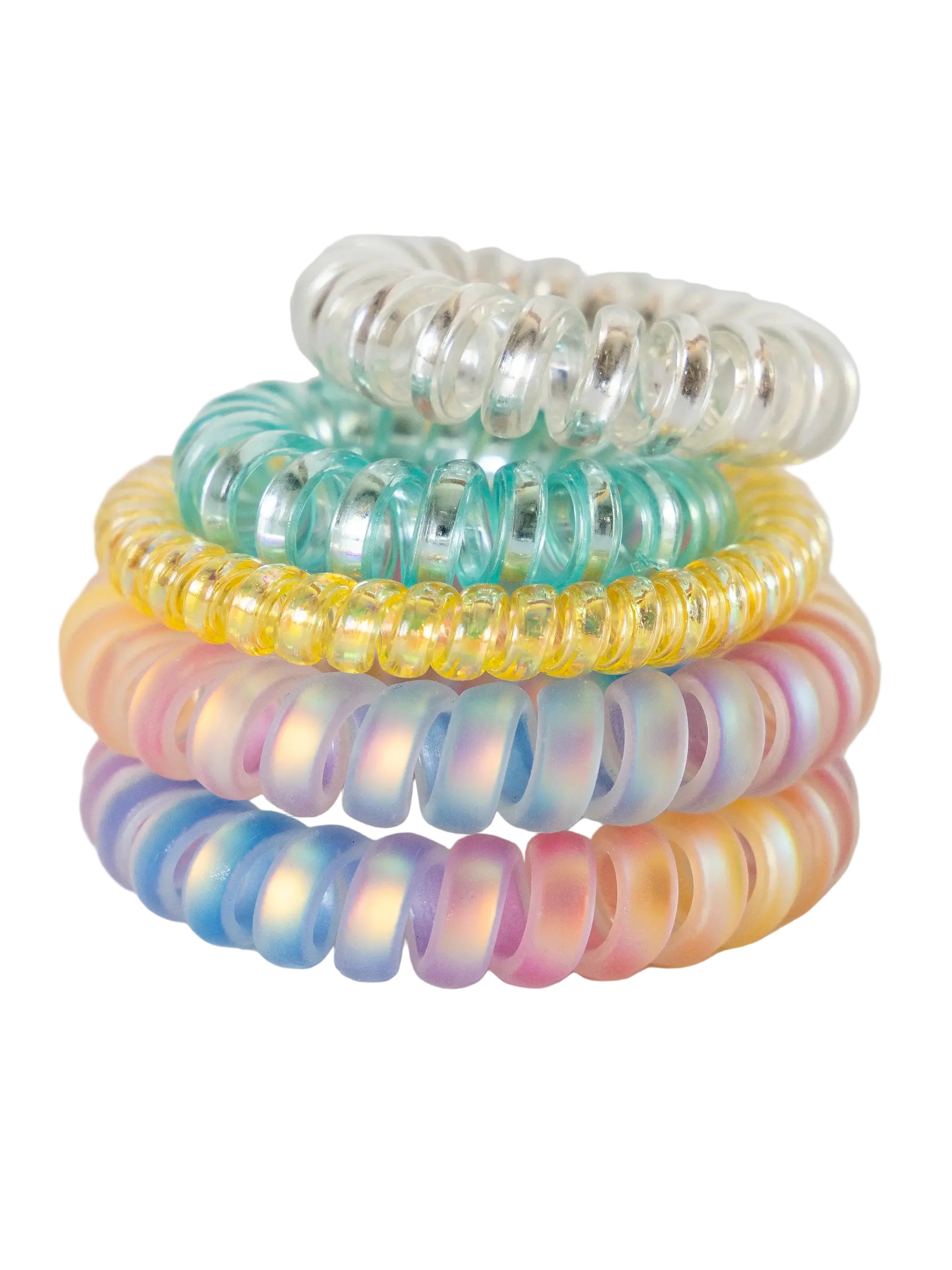 Barcelona Hair Bands. Set of 5 - Rainbow