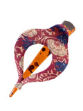 Boho Clip - Fabric Mauve India Vines