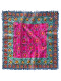Printed Cotton Bandana - Dark Sea Green