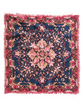 Printed Cotton Bandana - Navy